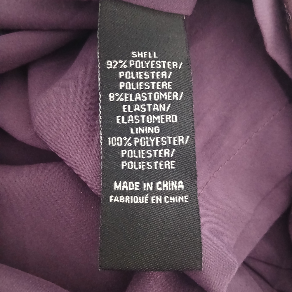 Tibi New York Purple Sequin Cocktail Dress | Long Sleeve Party Mini Dress - Picture 12 of 13
